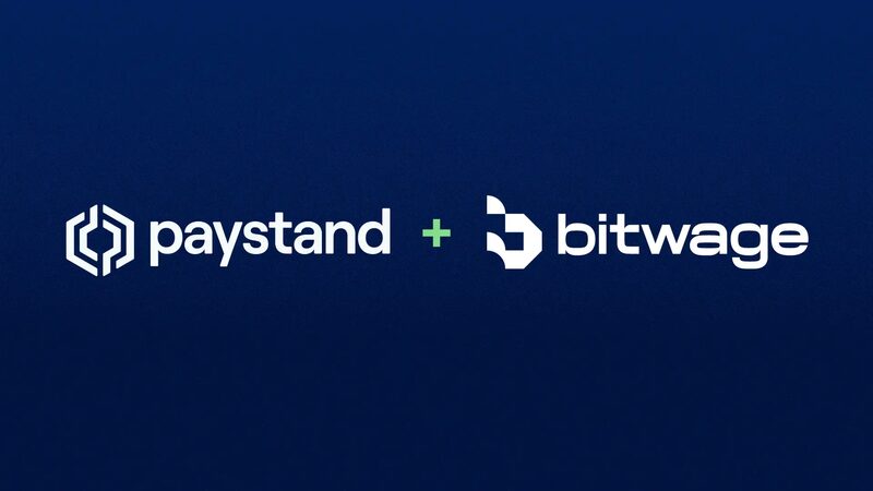 Paystand acquires Bitwage acquisition announcement graphic
