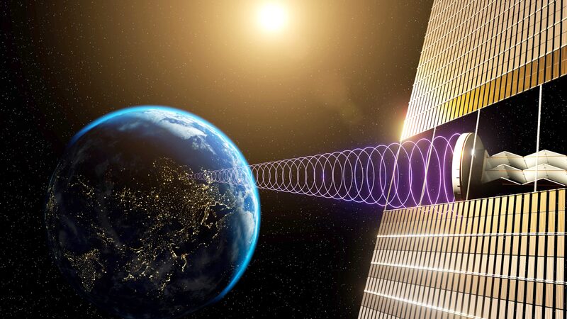Solestial space solar arrays