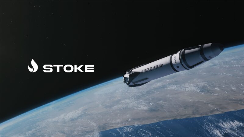 Stoke Space Nova rocket in orbit